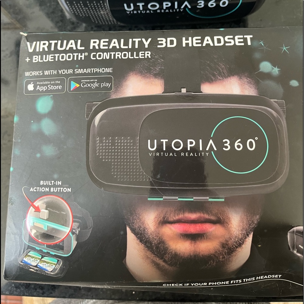 Utopia 360° Virtual Reality 3D Headset
